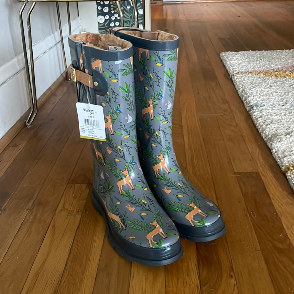 Western chief rain boots size 7